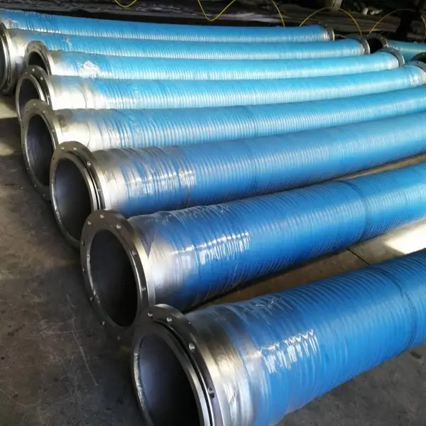 燕赵矿用机械用船用大口径法兰胶管 规格型号200-1500