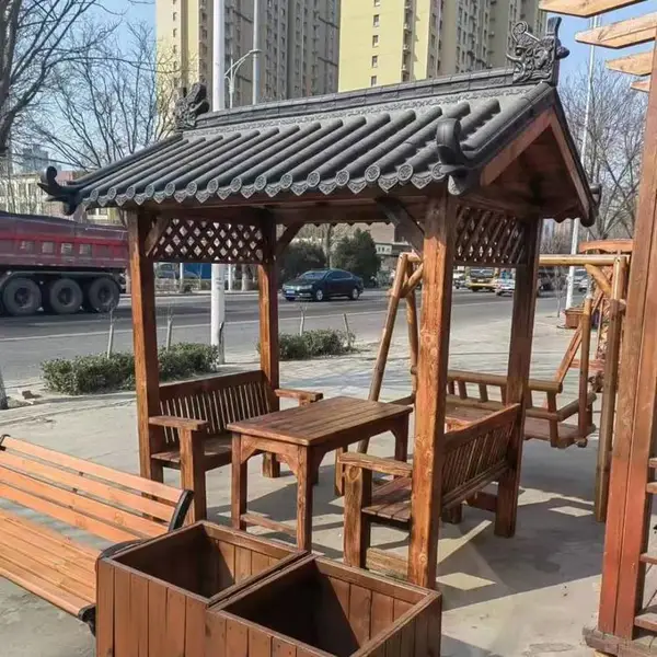 小吃车盖顶瓦 祥云翘角 双面围墙瓦 餐馆门头瓦 仿古一体瓦