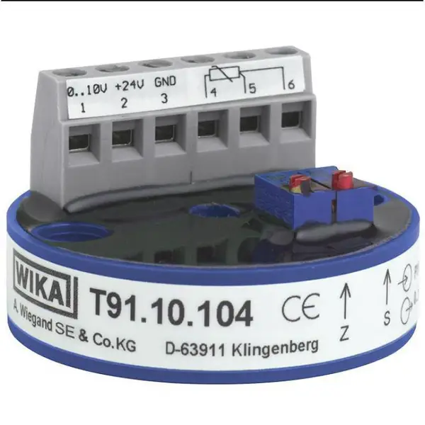 德国威卡WIKA T91.10/T91.20模拟式温度变送器0-10V