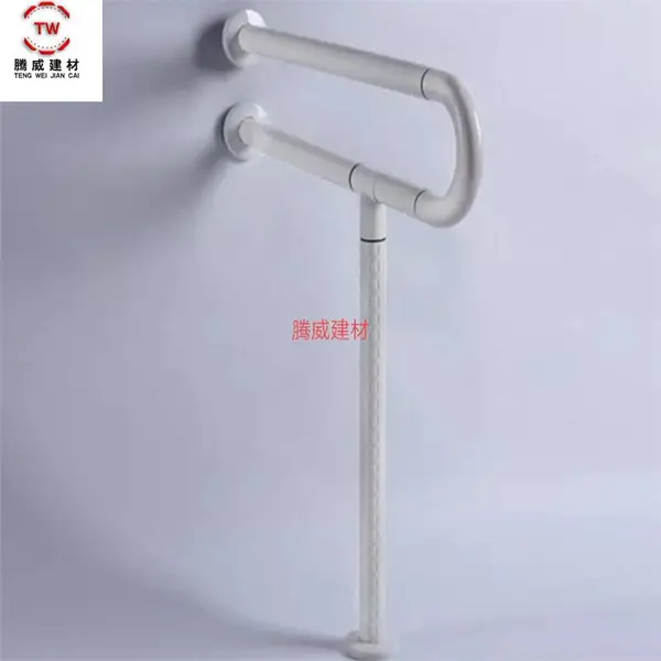 腾威生产老人卫生间扶手 养老院安全防滑尼龙树脂扶手 浴室安全扶手厂家