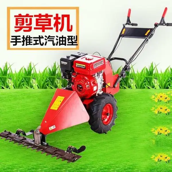手推农业汽油剪草机 自行式柴油农场绿化割草机厂
