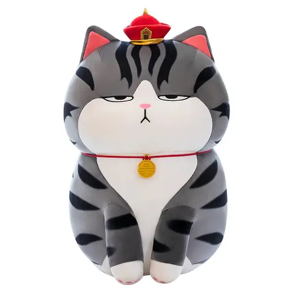 吾皇万睡猫抱枕公仔动漫毛绒玩具欠揍猫咪抱枕可爱娃娃吾皇猫公仔