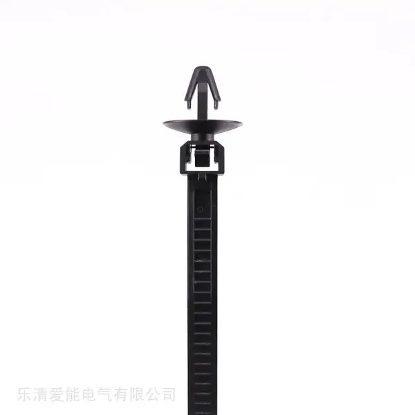 PM60蘑菇头扎带汽车插销式飞机头 蘑菇头汽车电动车配件专用扎带
