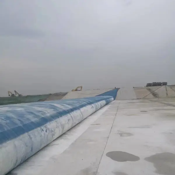 城市排洪渠橡胶坝 雨季防洪挡水坝 旱季蓄水景观