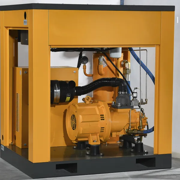 煜顶风5立方空压机全套30kw40匹四立方螺杆式空气压缩机永磁变频低噪