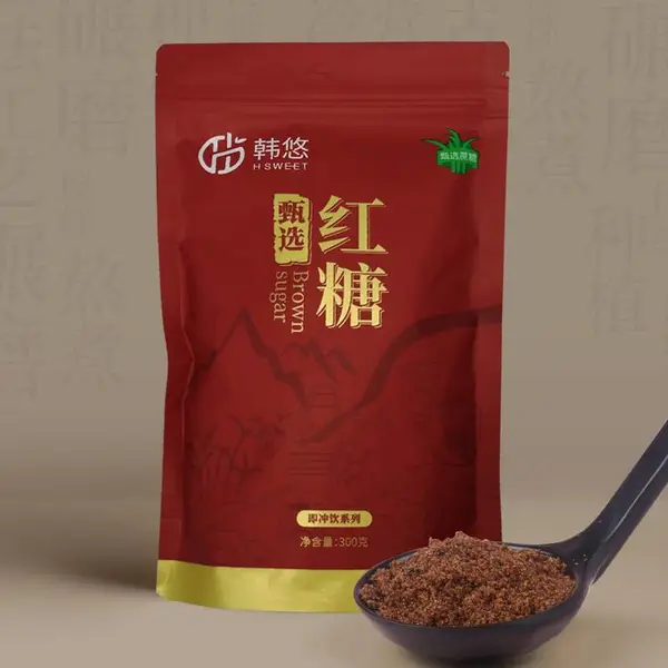厂家批发韩悠红糖整箱55袋 商超电商货源独立包装老红糖