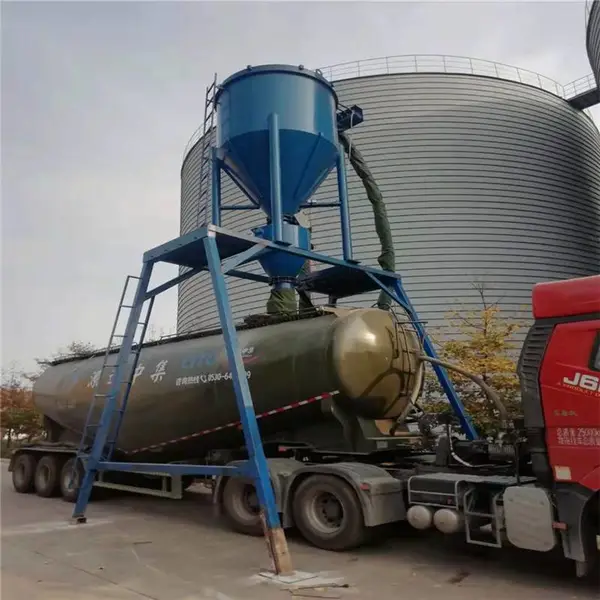 水泥厂钢板仓自吸式气力输送机 粉煤灰装车吸料机