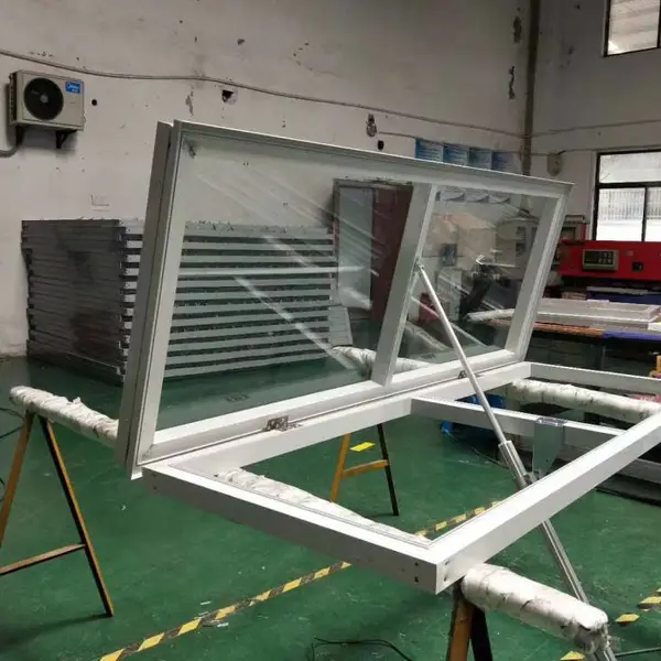 屋顶消防排烟天窗 智能开启电动装置 螺杆式电动开窗器