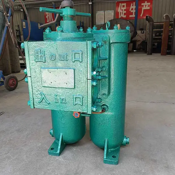 SPL-100X 双筒油过滤器 不锈钢网片 嘉硕环保供应