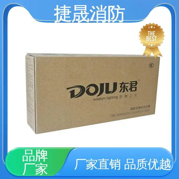 低能耗寿命长 质保三年 阻燃灯头 嵌墙式消防应急照明标志灯 东君
