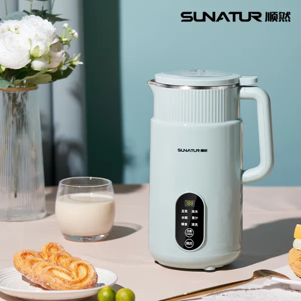 《顺然/SUNATUR/品牌方》HB-B6K 顺然破壁豆浆机600ml-绿色