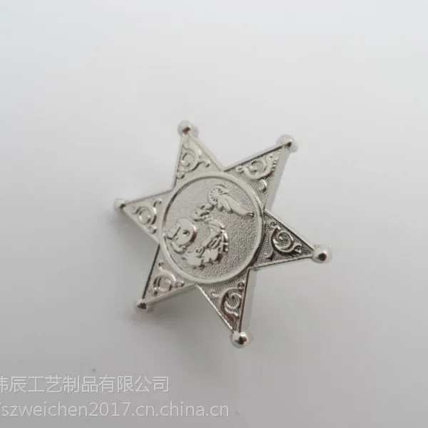 全金属徽章定制,周年镂空胸针生产,找深圳定制厂家