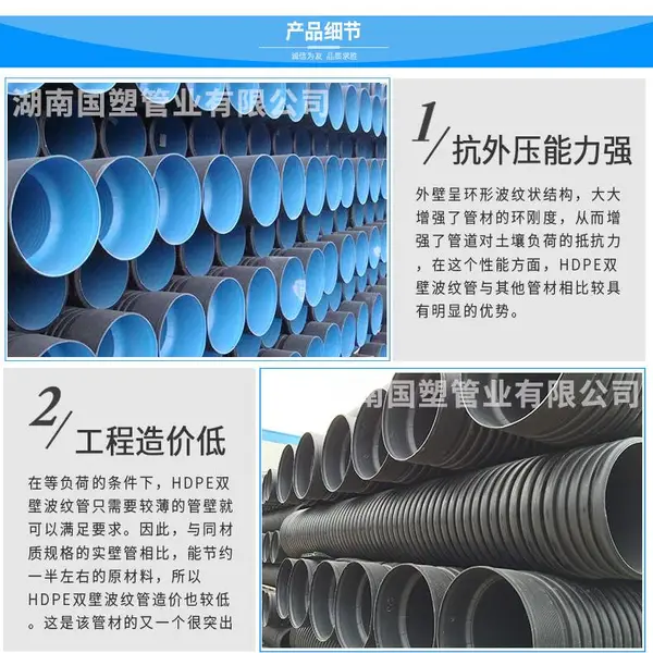 ����PP-HM�۱�ϩ���ƹ� ����HDPE��˿���Ǽܸ�ˮ�ܵļ۸�