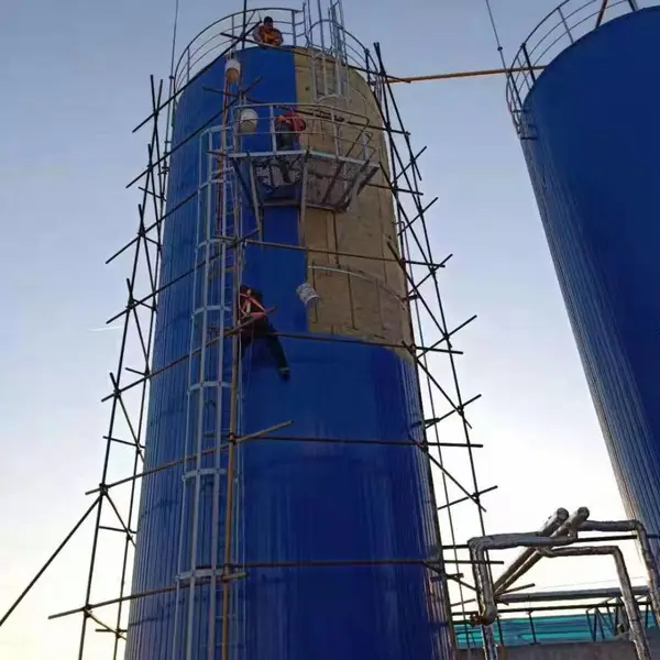 承接岩棉彩钢设备罐体保温工程施工 脱硫塔彩钢板保温施工队