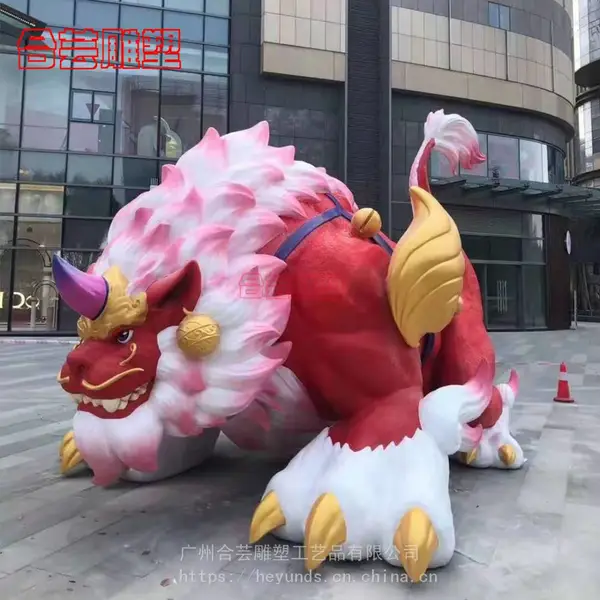玻璃钢雕塑落地大型摆件景观园林卡通人物公仔树脂工艺品厂家定制