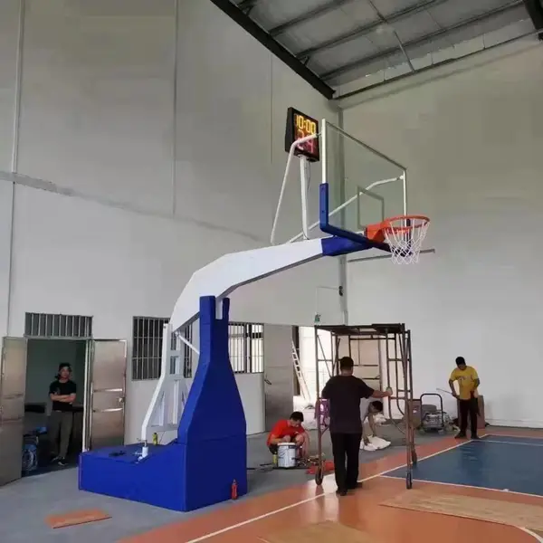星沃体育生产定制体育器材 平箱篮球架 移动凹箱篮球架 手动自动液压篮球架