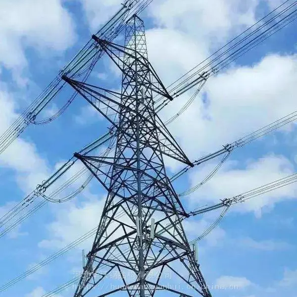 【华沃】35KV直线电力铁塔 塔材 钢结构 输电线路铁塔 镀锌角钢终端转角铁塔