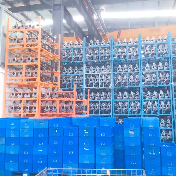 康蒂德汽车排气管 三元催化器运输架 零部件通用金属折叠网笼箱