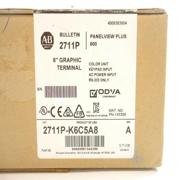 AB罗克韦尔VPL-B1652F-PK12AA传感器 触摸屏 模块