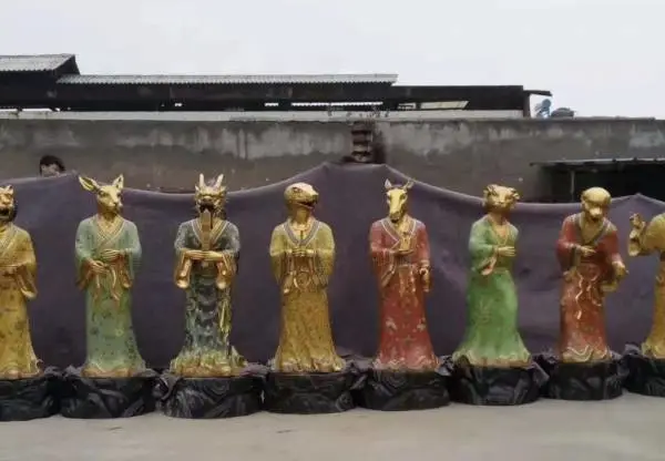 景泰蓝铜胎掐丝珐琅 景泰蓝十二生肖 景泰蓝摆件家具 景泰蓝工艺品 纯手工制作 高温烧制紫铜胎铸胎景泰蓝