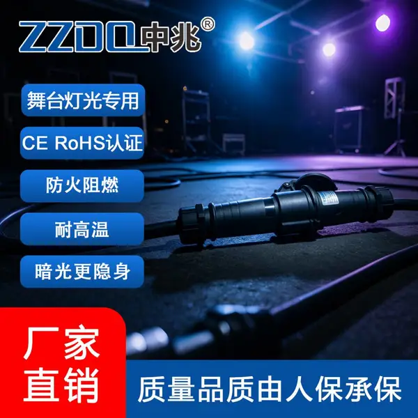 16A防爆航空插座3芯三相电IP44舞台灯光用工业插头接连接器