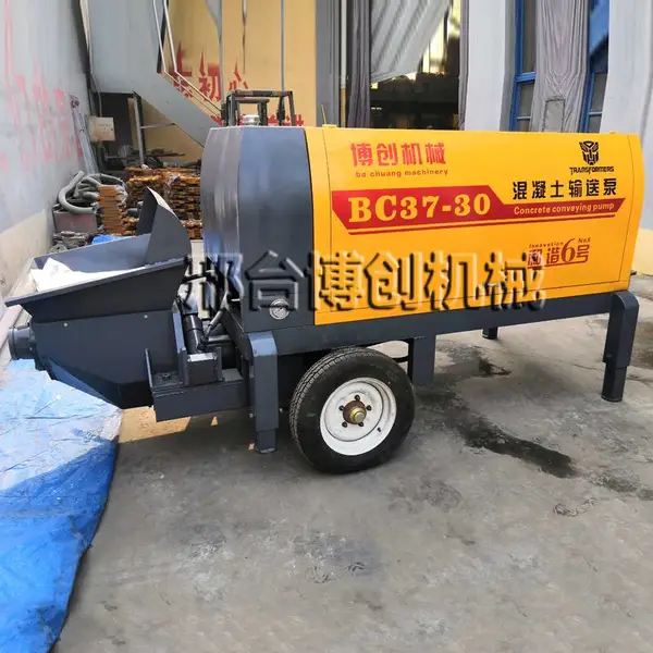 液压二次结构浇筑泵 液压细石砂浆泵楼房施工专用混凝土输送泵
