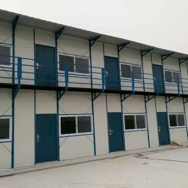 河北承德岩棉板彩钢房工地用活动房祈虹彩钢板