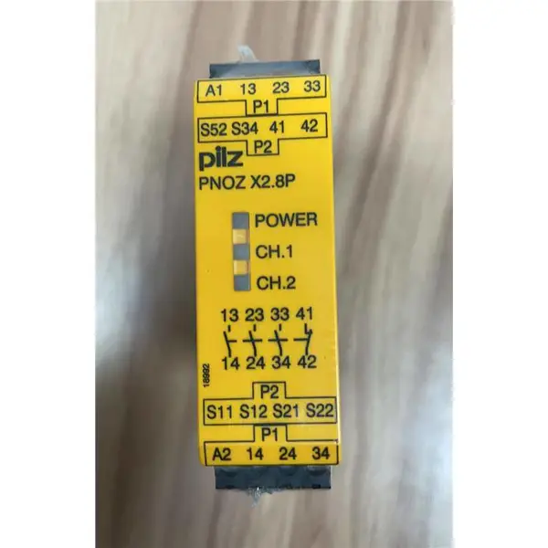 pilzƤ����777314 PNOZ X3.10P ��ȫ�̵��� ��ؼ�ͣװ�úͰ�ȫ�� �ֻ�