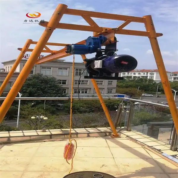力达高楼层上料用建筑滑吊 轨道小吊机 吊轨小起重机 滑吊