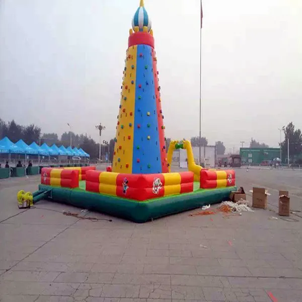 供应公园攀岩乐淮佳游乐充气城堡攀爬岩 儿童拓展设备