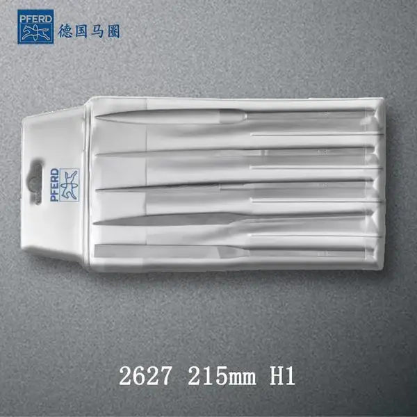 德国PFERD马圈5件轻便锉刀套装：2627 215mm H1