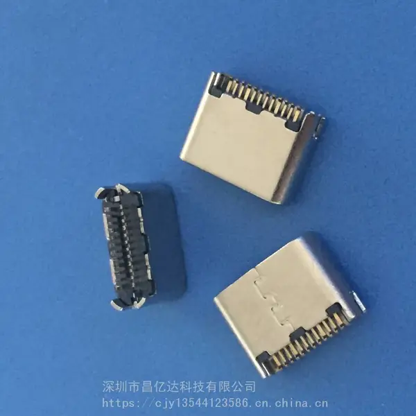【夹板TYPE-C母座超短体24P 夹板0.8mm外露6.9/5.7mm】价格_厂家-供应商网