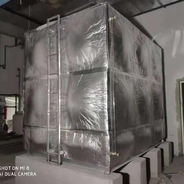 消防保温水箱 30立方 聚氨酯保温层 化工厂消防配套 支持现场焊接安装