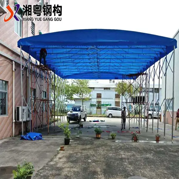 湘粤供应惠州工地施工帐篷涂塑布民用帐篷遮阳蓬雨篷