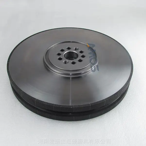 爱磨仕超硬砂轮生产厂家 定制陶瓷结合剂砂轮 磨凸轮轴cbn砂轮 外圆磨砂轮