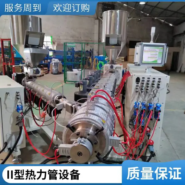 工程pe-rt管材采暖管挤出机生产线 全自动盘管机设备 瑞尔机械