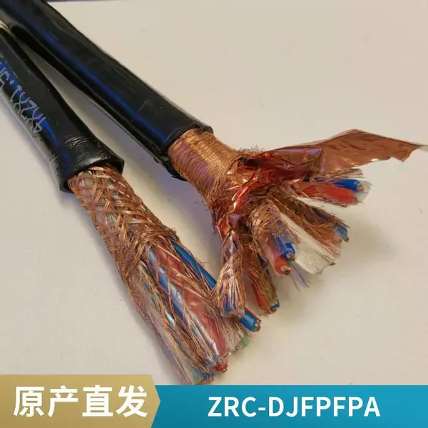 ZRC-DJFPVP-2*2*1.0 高温屏蔽计算机电缆 后一个P指总屏蔽