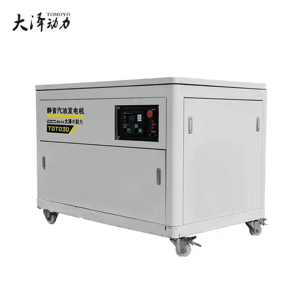 12kw汽油发电机大泽动力三相四线工程供电