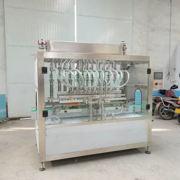 河南焦作郑州日化化工灌装机械旋盖机套标机供应安装售后