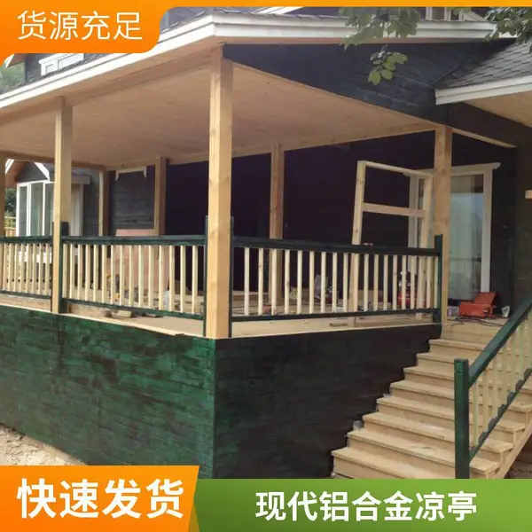 源头工厂 巴劳木防腐木长廊凉亭廊架木料加工 胜杰腾达
