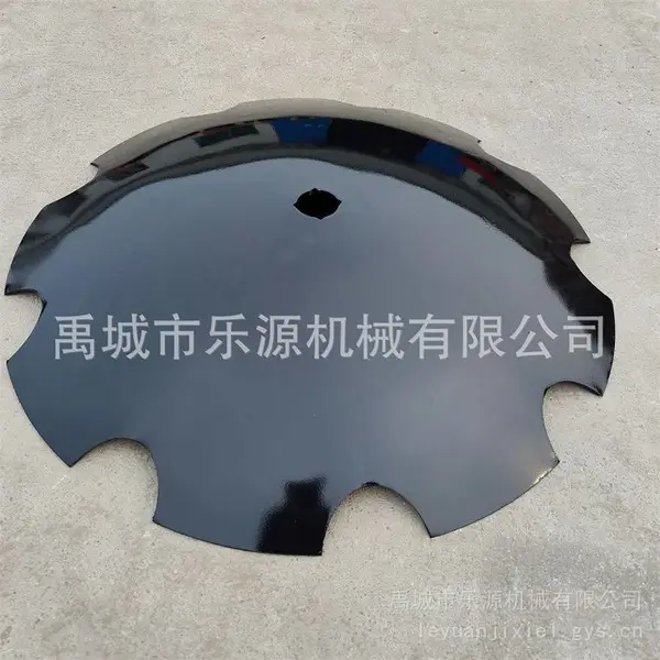 专业生产耙片缺口耙片犁片圆盘耙配件带齿耙片圆盘耙片65锰钢硼钢材质