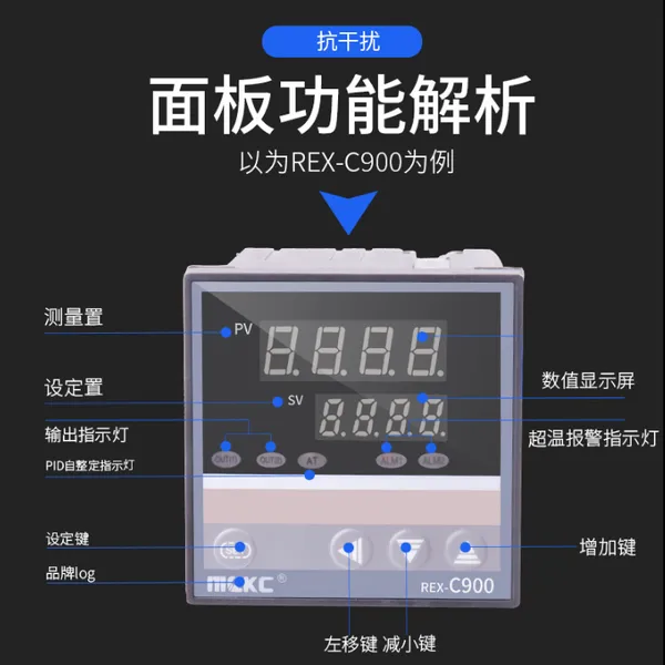 数字显示控制仪RWP-C904-02-23-HHLLDWS-13TX-5