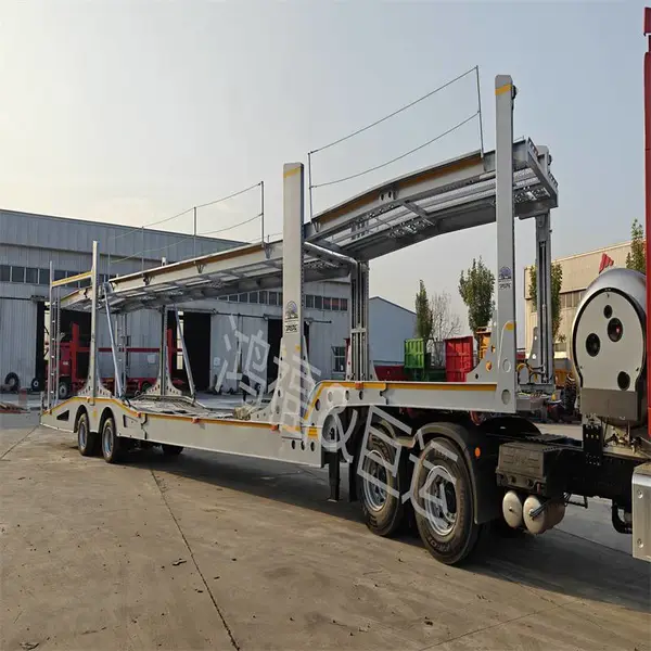 出口俄罗斯半挂车 OTTC认证挂车 车辆运输 轿运车 专用欧式半挂车