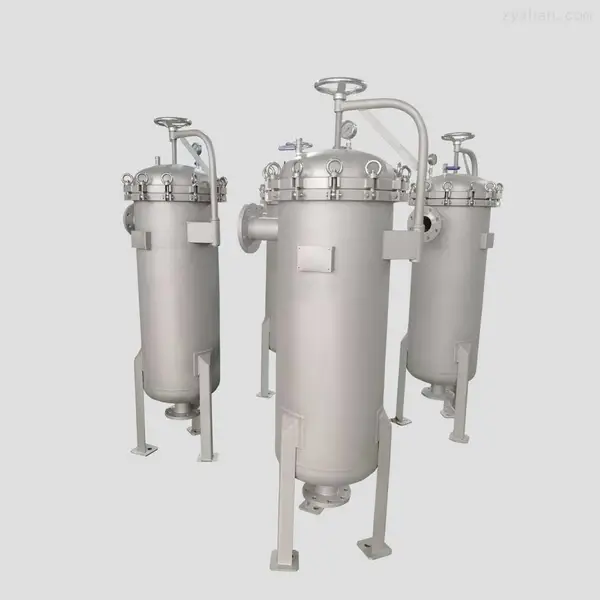 不锈钢过滤器 精密过滤设备 水处理袋式过滤容器加工厂