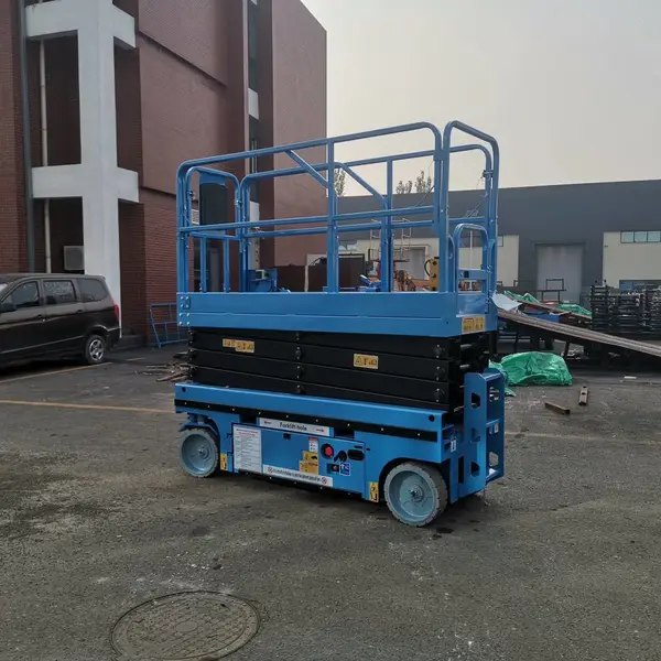 电动升降机全自动升降平台移动式剪叉高空作业平台自行走登高车