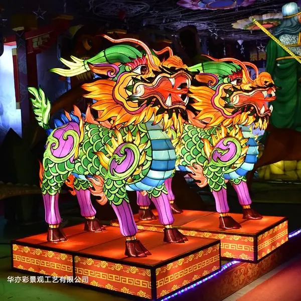 大型中秋莲花灯设计制作水上花灯创意古典扇子造型灯展定制户外大型灯会展览来图定制
