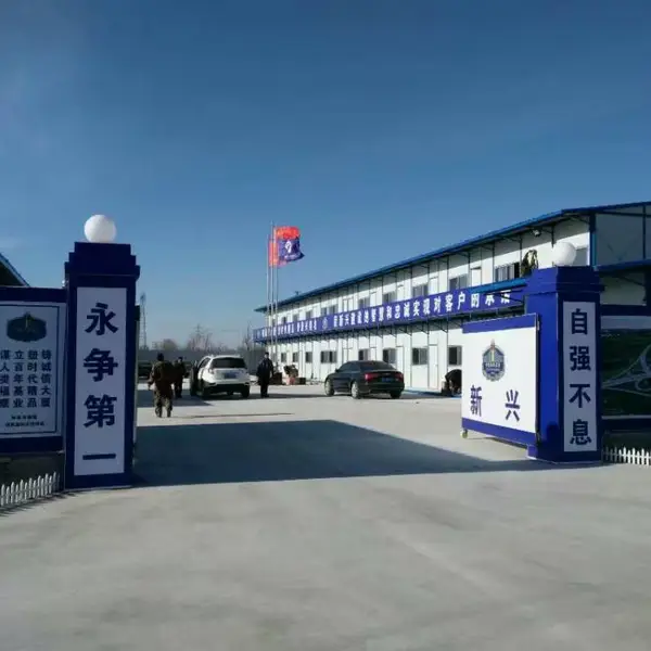岩棉板防火承德彩钢房 隆化临建房批发厂家 祈虹qhcg-003彩钢板