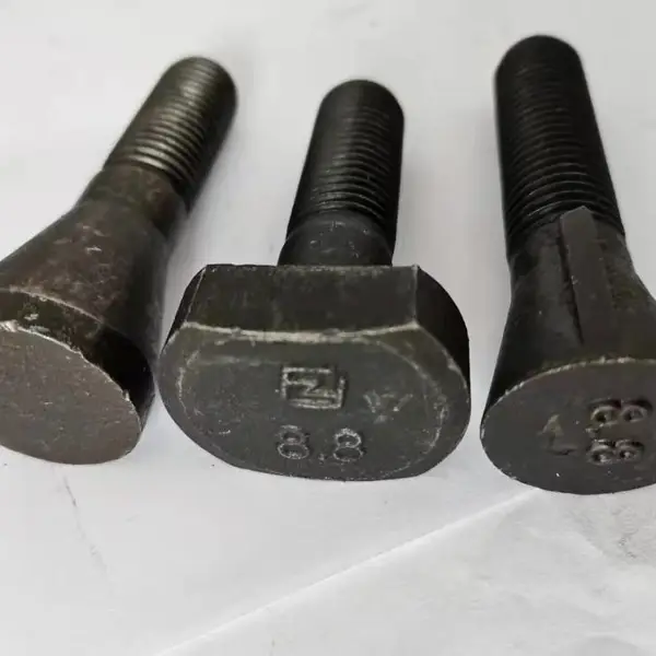 沉头带榫螺栓 单耳螺丝 衬板螺丝 全规格都有货4.8 8.8级国标