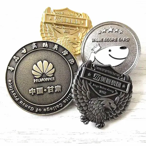 定制徽章工艺礼品个性化胸章锌合金logo烤漆珐琅工艺学校徽章