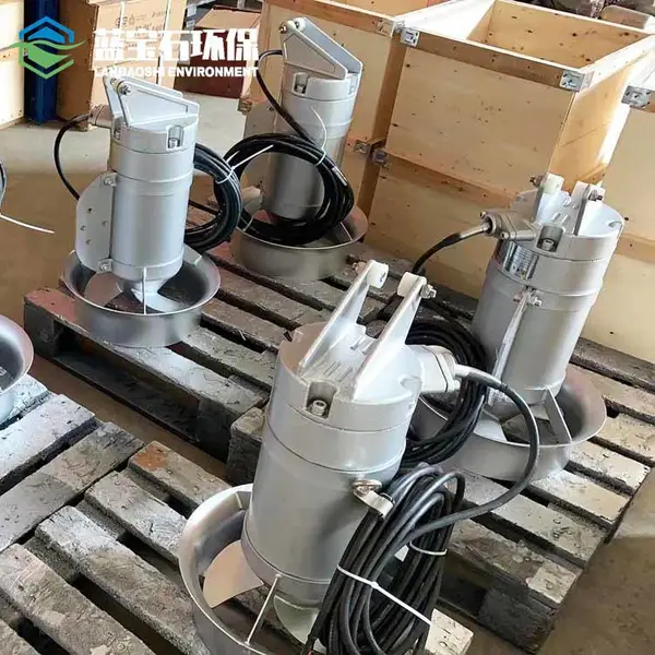 复叶推流式搅拌机 ITT型不锈钢潜水搅拌器 安装布置